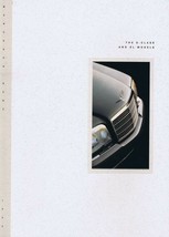 ORIGINAL Vintage 1992 Mercedes Benz S Class SL Sales Brochure Book - £61.85 GBP