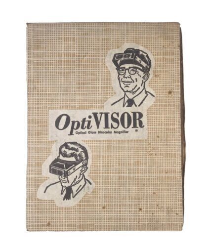 Donigan DA-2 Opti-Visor Optical Glass Headlamp Magnifier w/Box Vintage NOS - $33.24