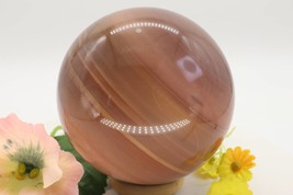 Jasper Brown Band~ Large Gemstone Balls, Crystal Balls, Sphere Crystal, - £73.21 GBP