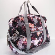 Kipling Ilaria Weekender Travel Shoulder Bag KI1959 Polyester Kissing Fl... - £90.45 GBP