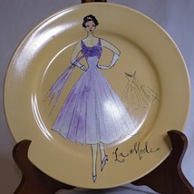 ROSANNA FRENCH FASHION LA MODE PORCELAIN 8&quot; Inch PLATE Pretty Peach Plate - €3,87 EUR