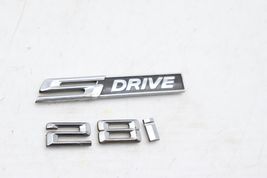 13-15 BMW X1 SDRIVE28I FRONT DOOR EMBLEM BADGE E2546 image 11