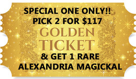 One Only Golden Offer! Pick Any 2 For $117 &amp; Alexandria Instant Fortune Ring - £266.65 GBP