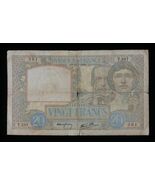 1940 France 20 Francs Note // Science et Travail // Banque de France (P#... - $62.62