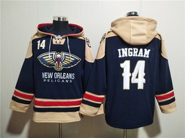 Men&#39;s New Orleans Pelicans #14 Brandon Ingram Navy Ageless Must-Have Lac... - $1,425.21 MXN