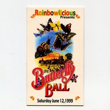 Rainbowlicious Butterfly Ball 90s Rave Flyer 1999 Los Angeles Electronic... - $29.70