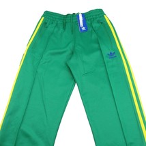 Adidas Beckenbauer Track Pants Team Green Mens Size Small Tapered NEW HK... - $69.95
