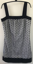 Ann Taylor Loft Black White Floral Embroidered Patterned Summer Tea Dres... - £23.88 GBP