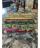 M &amp; M&#39;s CHRISTMAS VILLAGE SERIES Tin Canister Diner #4 Limited Edition 1... - $13.43 CAD