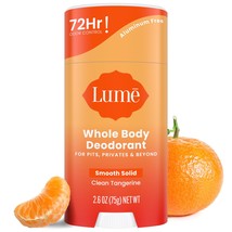 Lume Whole Body Deodorant - Smooth Solid Stick - 72 Hour Odor Control - ... - £12.03 GBP