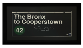 Mariano Rivera Autographed &quot;HOF 2019&quot; Subway Sign 10 x 20 Framed Photo Steiner - £633.86 GBP