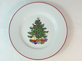 Cuthbertson AMERICAN CHRISTMAS TREE (White) Salad Plate 8 1/8&quot; - FREE SH... - £11.11 GBP