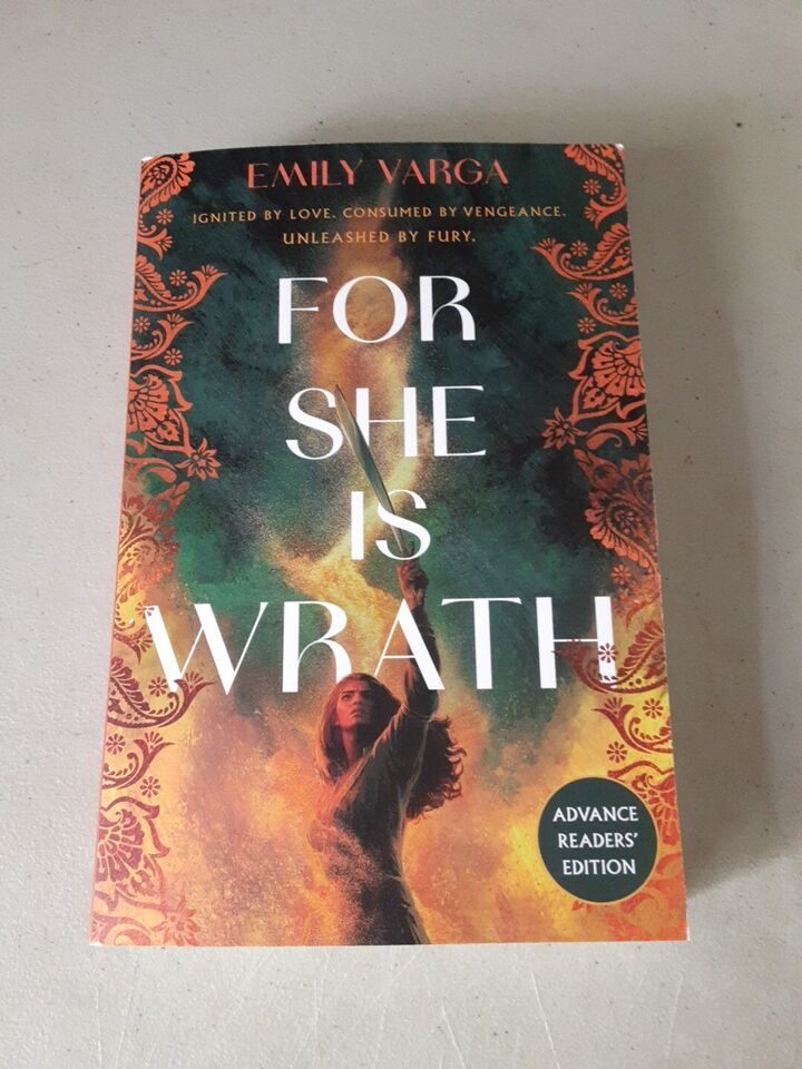 Primary image for For She Is Wrath By Emily Varga (Paperback, 2024) ARC, Brand New, Proof