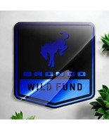 2 Fender Horse Wild Find Emblem Badge for Ford Bronco Gloss Blue on Glos... - €34,27 EUR