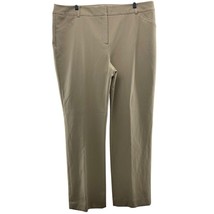 Chico’s Sz 3 XL 16 So Slimming Sophia Straight Leg Pants Beige Flattering Fit - $36.44