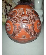 Fine Old South American Terracotta Pottery Bowl - $148.50