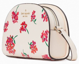 Kate Spade Perry Cream Floral Saffiano Dome Crossbody KB676 Red NWT $279 MSRP FS - £74.83 GBP