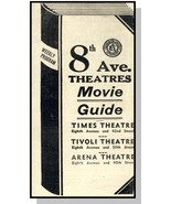 1940 TIMES-TIVOLI-ARENA THEATRE GUIDE, New York, NY,  - $140.28 MXN