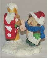 Vintage Gordon Fraser Bear Porcelain Christmas Figurine - $20.84 CAD
