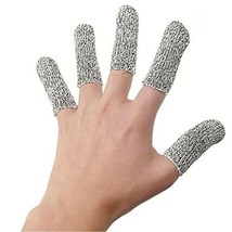 10 Pcs Finger Cot Cut Resistant Protection Gloves Thumb Protector Finger Sleeves - £7.92 GBP