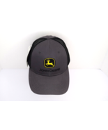 John Deere Mesh Snapback Cap Trucker Baseball Hat Gray &amp; Black - $279.91 MXN