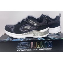 Skechers S Lights Erupters II Racing Game Boys Shoes - size 12 - £33.40 GBP