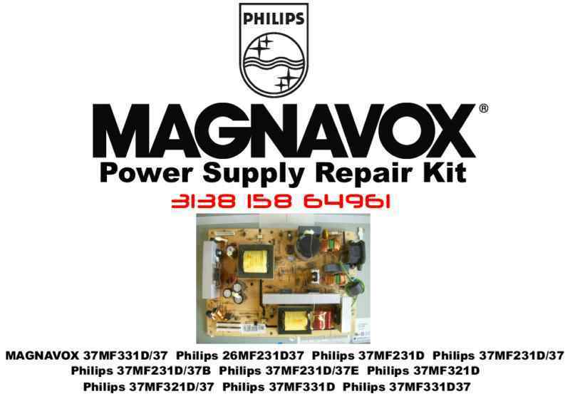 PHILIPS MAGNAVOX Power Repair Kit for 3138 158 64961 - $12.19
