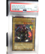 2002 Yugioh Beast Of Talwar PSV-103  Pharaoh Servant 1st Ed PSA Mint 9 - £70.88 GBP