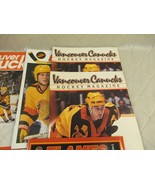 Vancouver Canucks Hockey Magazine 1980s Lot of 10 NHL Programs - £76.52 GBP