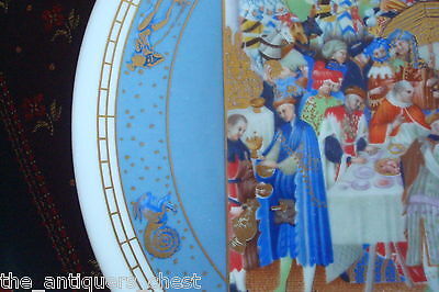 D'Arceau Limoges collector plate "January" NIB with original box and certs ORIGI Item image 5