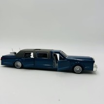 Vintage Diecast Majorette Super Movers Limousine 1/32 Sc. 3045 Series Blue - £41.21 GBP