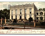 H Sophie Newcomb College New Orleans Louisiana LA UDB Postcard Y8 - £3.94 GBP