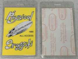 1990 Physical Graffiti Laminated OTTO All Access Pass from the 1990 Led Zeppelin - £6.87 GBP