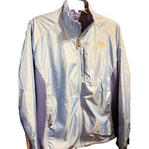 The North Face Women’s L Blue Long Sleeve Full Zip Polyester Windbreaker... - $34.65