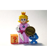 Toys Princess Peach Deluxe The Super Mario Bros. Movie Minifigure Custom - £5.13 GBP