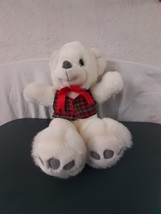 Precious Moments Christmas Teddy Bear-Rare - $9.00