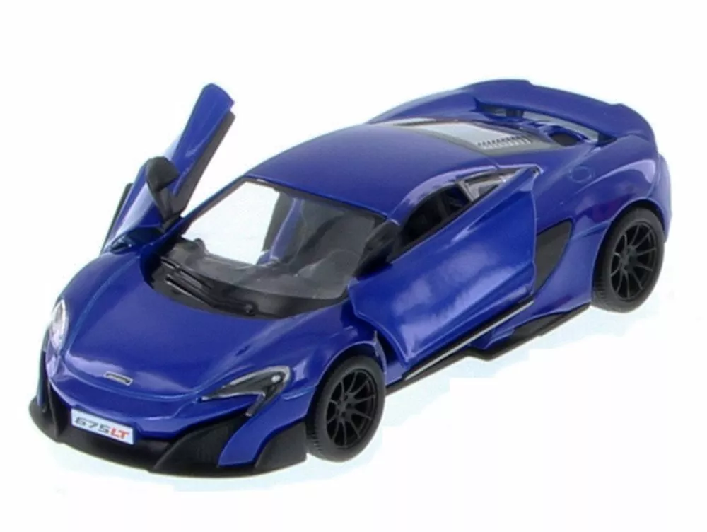 New 5&quot; Mclaren 675Lt Diecast Model Toy Car 1:36 Pull Action- Blue New USA SELLER - £13.11 GBP