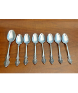 7 Teaspoons Oxford Hall Japan Sutherland Stainless Flatware 1 soup spoon - £24.34 GBP