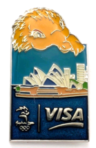 Millie Mascot Sydney 2000 Olympic Pin VISA Sponsor Opera House SOCOG 199... - $14.99