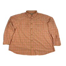 Duluth Trading Co Mens 3XL Button Down Long Sleeve Shirt Plaid Style - $28.49