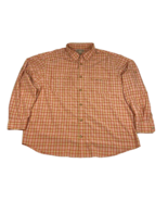 Duluth Trading Co Mens 3XL Button Down Long Sleeve Shirt Plaid Style - £22.76 GBP