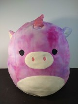 Squishmallows 12&quot; Lola pink purple unicorn plush animal squishmallow pillow - £15.81 GBP