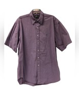 Ralph Lauren Blaine 100% cotton button up lilac lavender purple shirt si... - £36.61 GBP
