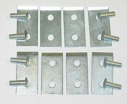 1953-1962 Corvette Hardware Kit Rear Rebound Strap Includes Rivets And Plates - £25.50 GBP