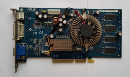 Asus N6600 nVidia GeForce 6600 256MB AGP VGA Card - Test OK! - $27.69