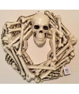 Halloween CRAZY BONES WREATH - Great Spooky Decor For Halloween Party - NEW - £15.69 GBP