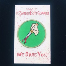 2015 SDCC Scouts Guide to Zombie Apocalypse Green Cloth Patch Zombie But... - $9.49