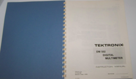Tektronix DM 502 Digital Multimeter Instruction ManualTektro - $13.69 CAD