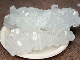 Misri Mishri Sugar Crystallized Thread Lumps Crystal Rock DHAGA MISHRI 2... - £16.48 GBP