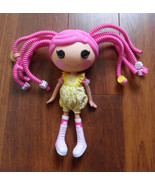 MGA Lalaloopsy Hard Pvc 12&quot; DOLL + 8&quot; Pink Bend Hair Rods 2010 - $12.69